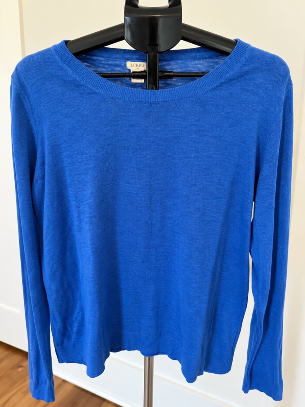 J.Crew Bright Blue Lightweight Crewneck Sweater XL Long Sleeve